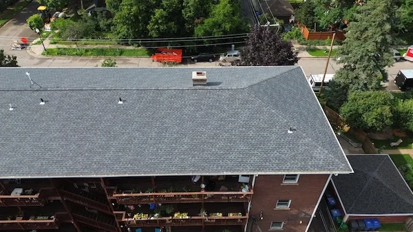 Commercial roof replacement project