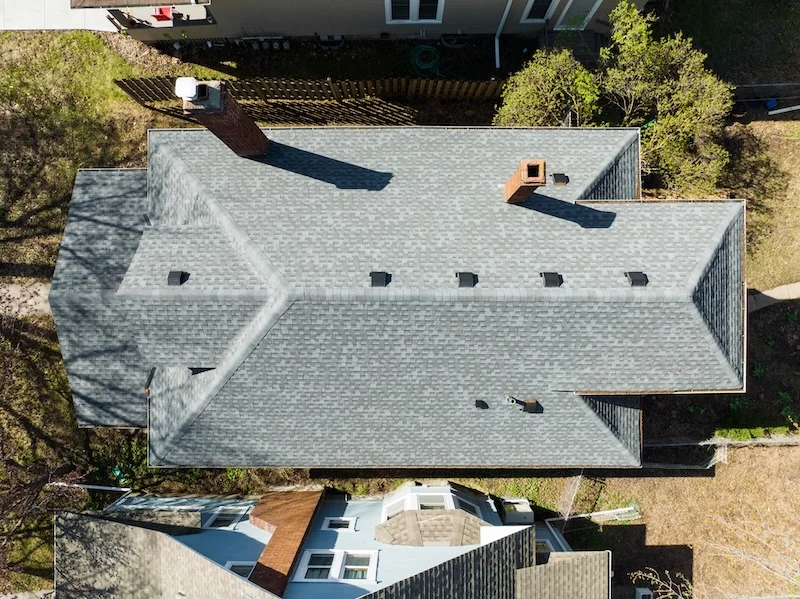 Residential roof replacement project